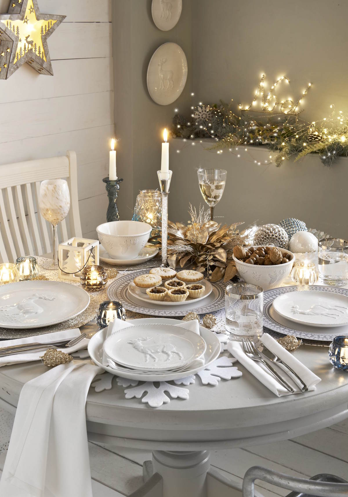 INSPIRATION: 6 modern decorating styles for Christmas dining rooms ...